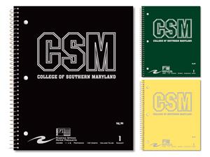 CSM 1 Subject Spiral Notebook