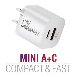 A+C Dual Compact Fast Wall Charger - main view